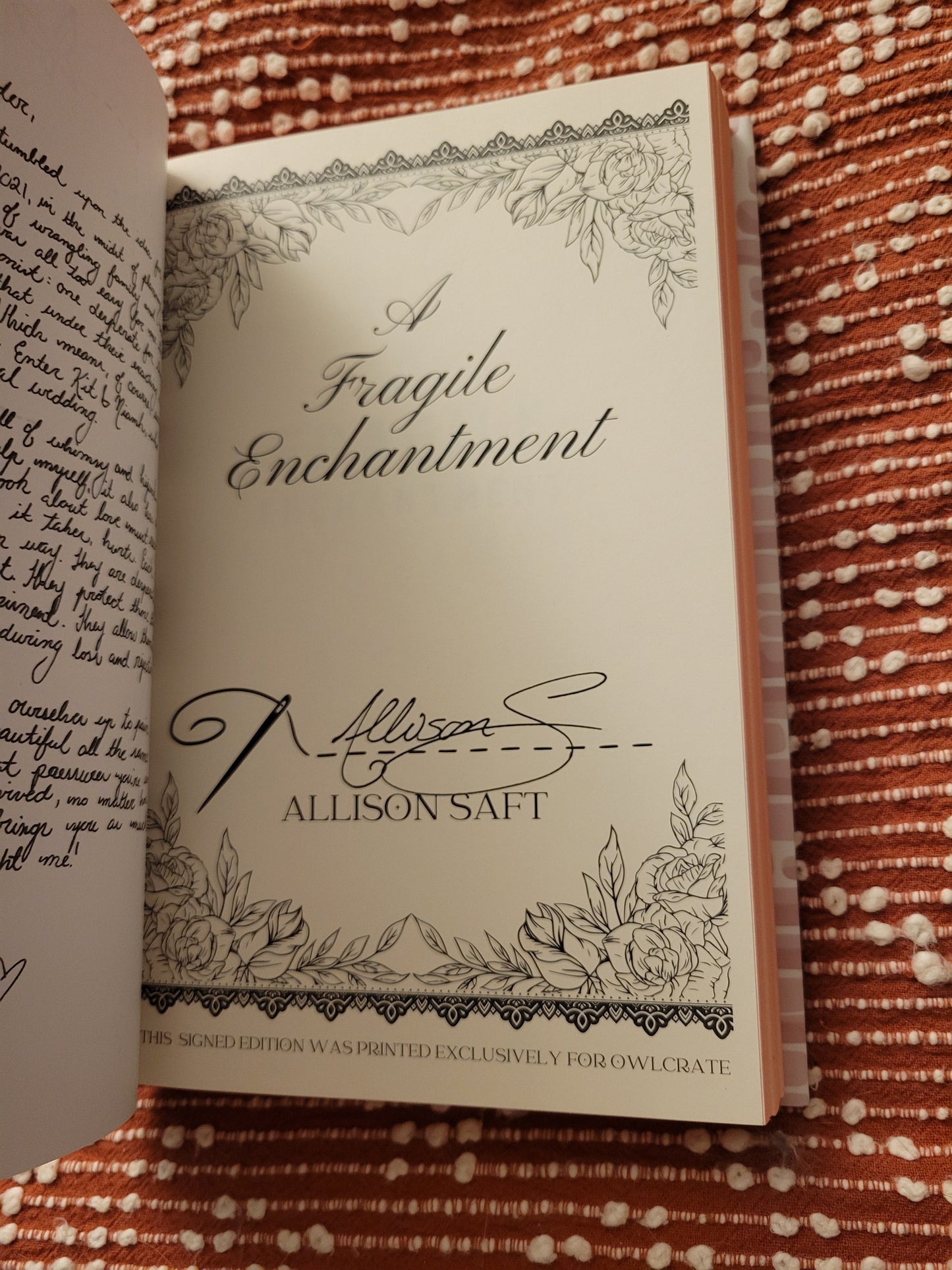 A Fragile Enchantment - Allison Saft