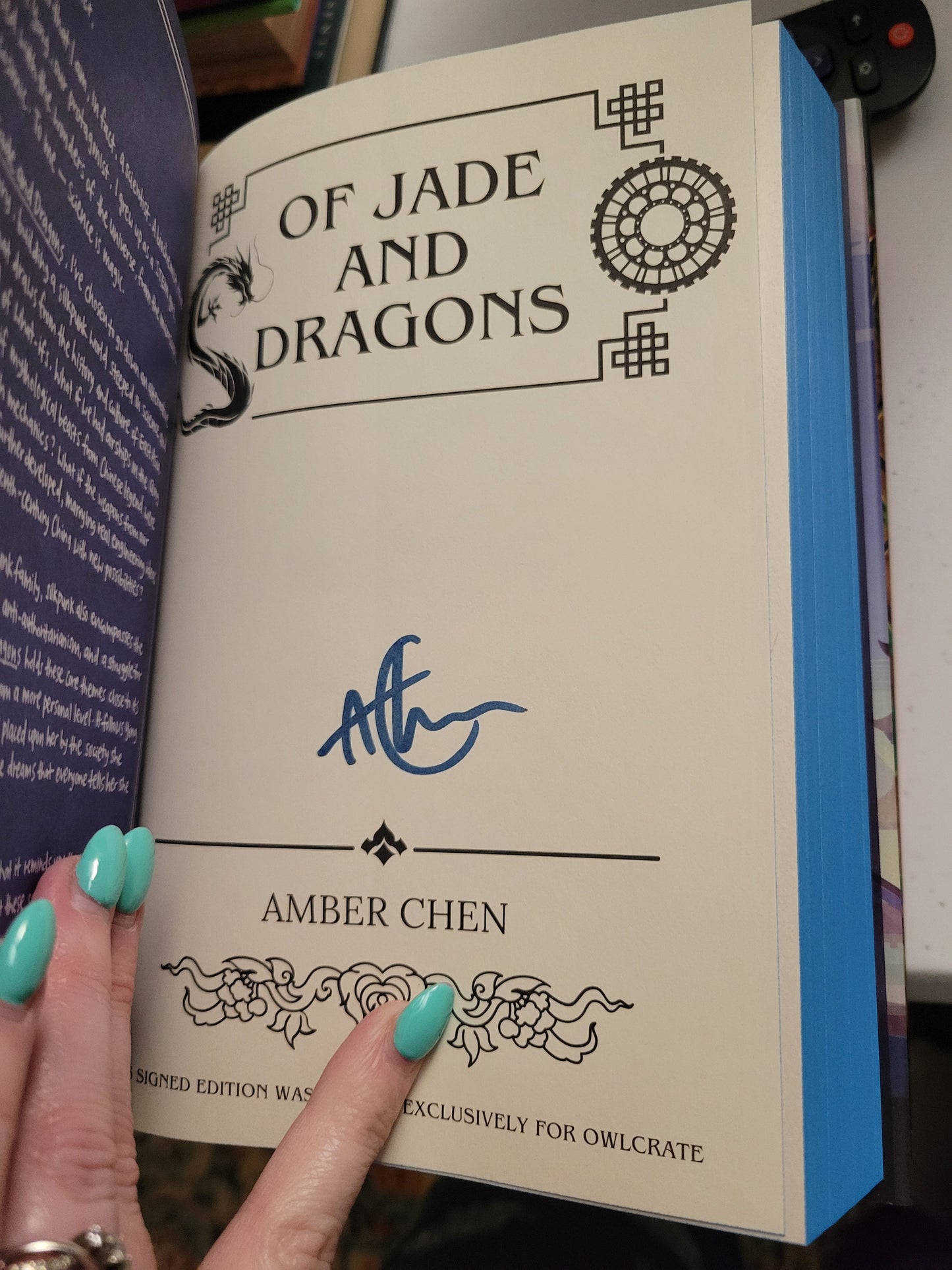Of Jade and Dragons - Amber Chen (Owlcrate)