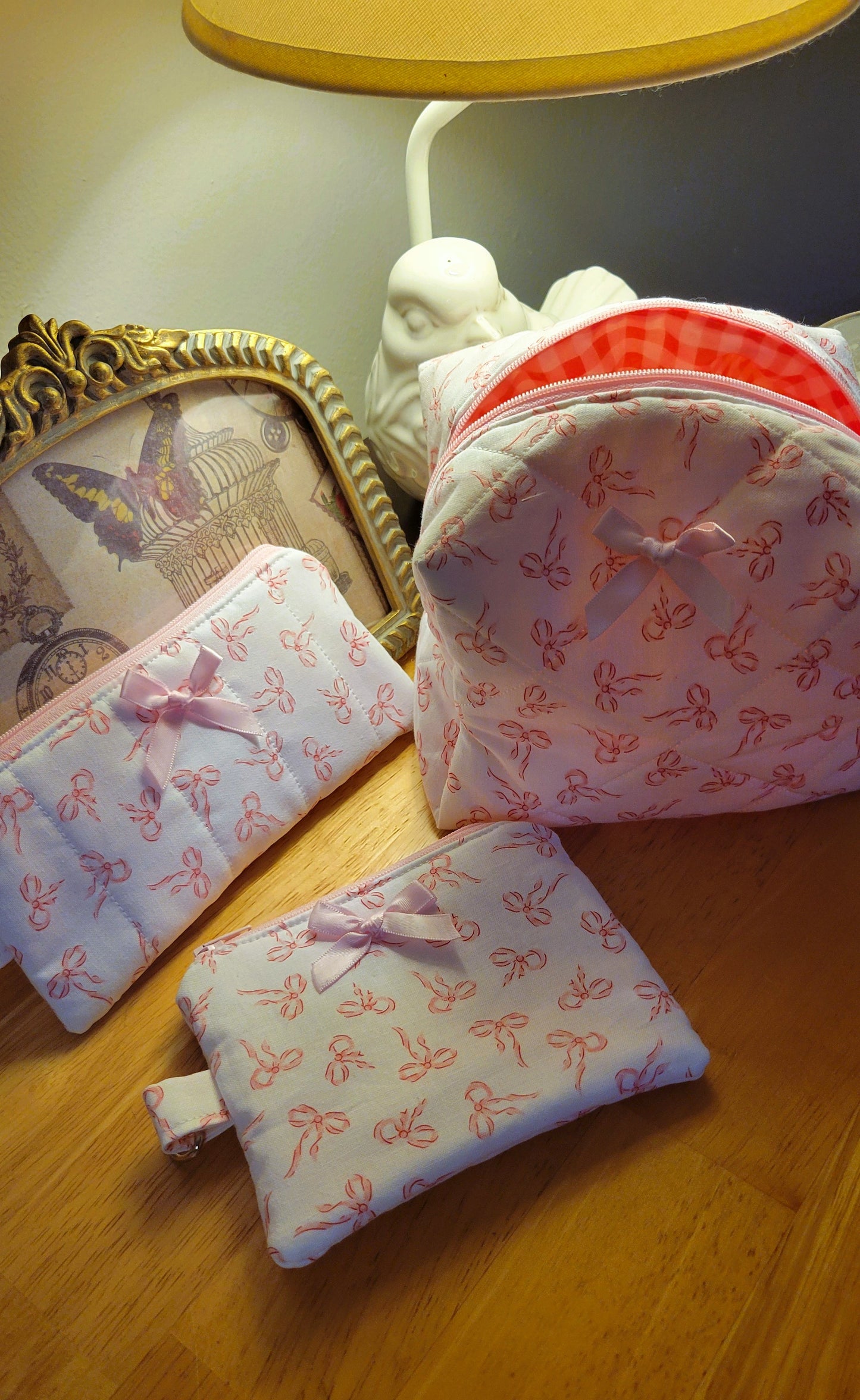 Pink Bows Pencil Case