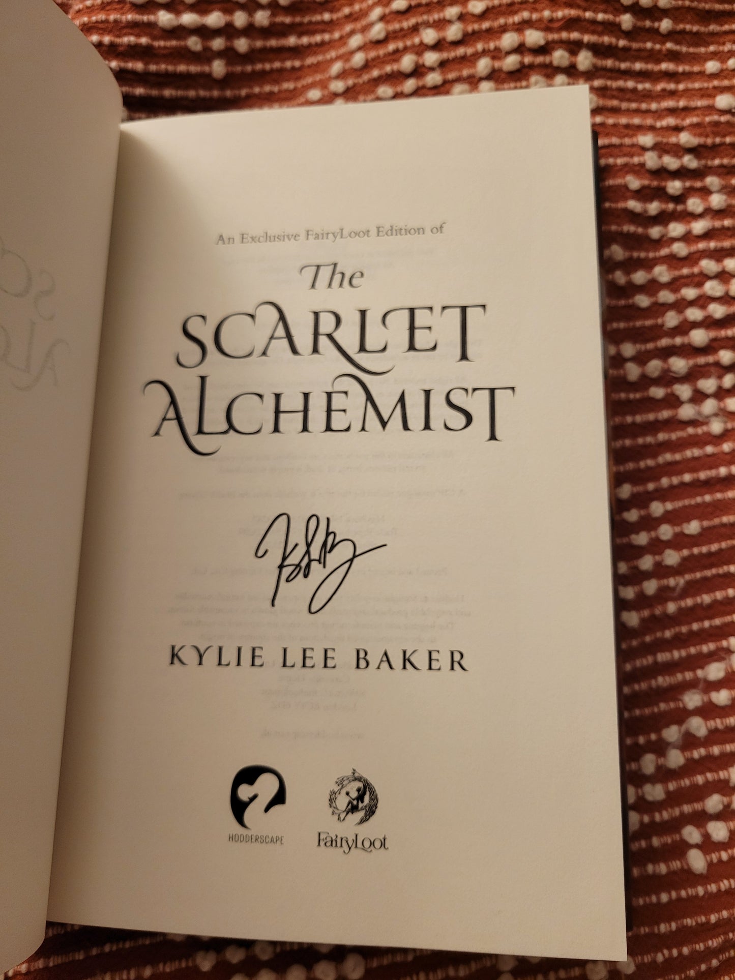 The Scarlet Alchemist - Kylie Lee Baker