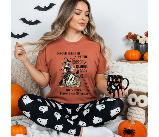 Proud Member of the Horror Readers Book Club T-Shirt