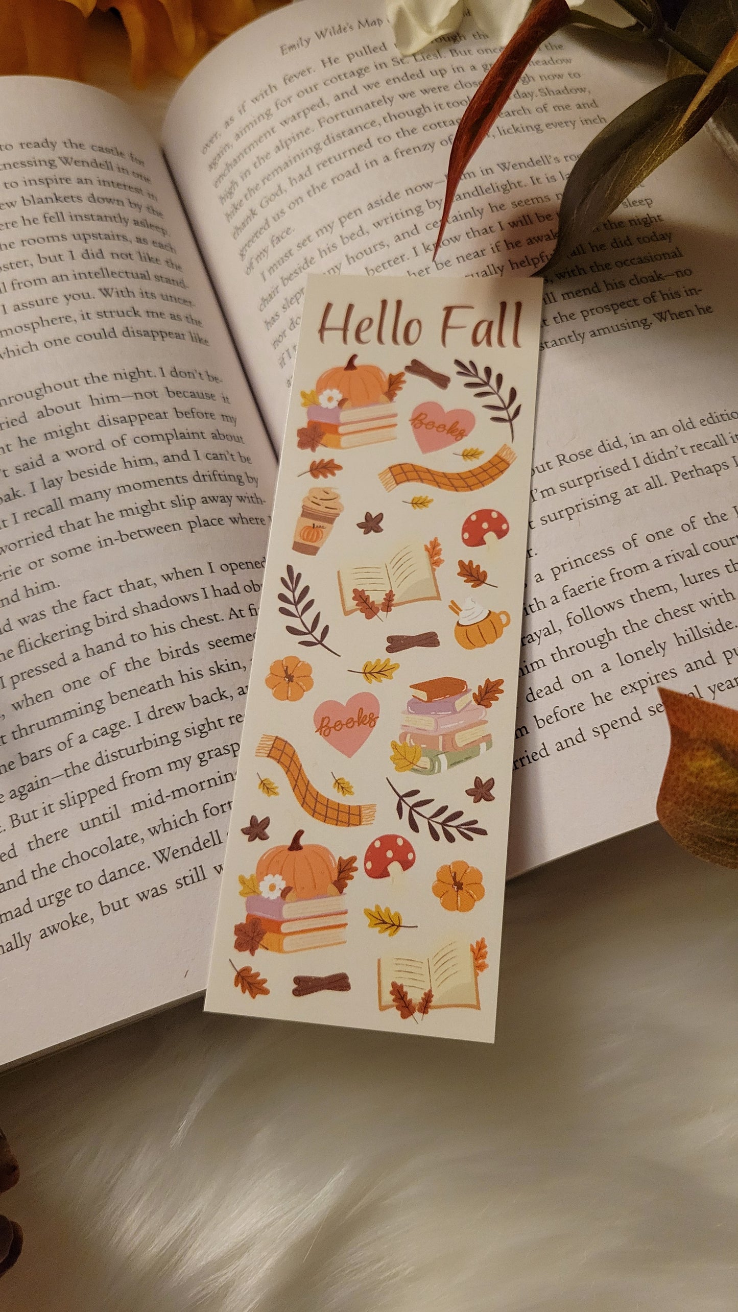 Hello Fall Bookmark