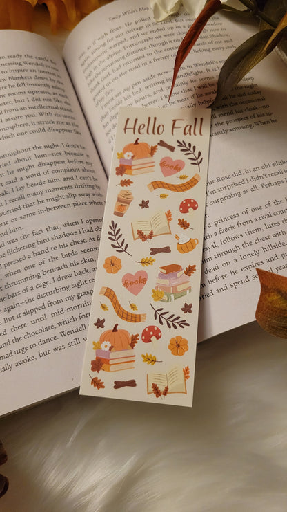 Hello Fall Bookmark