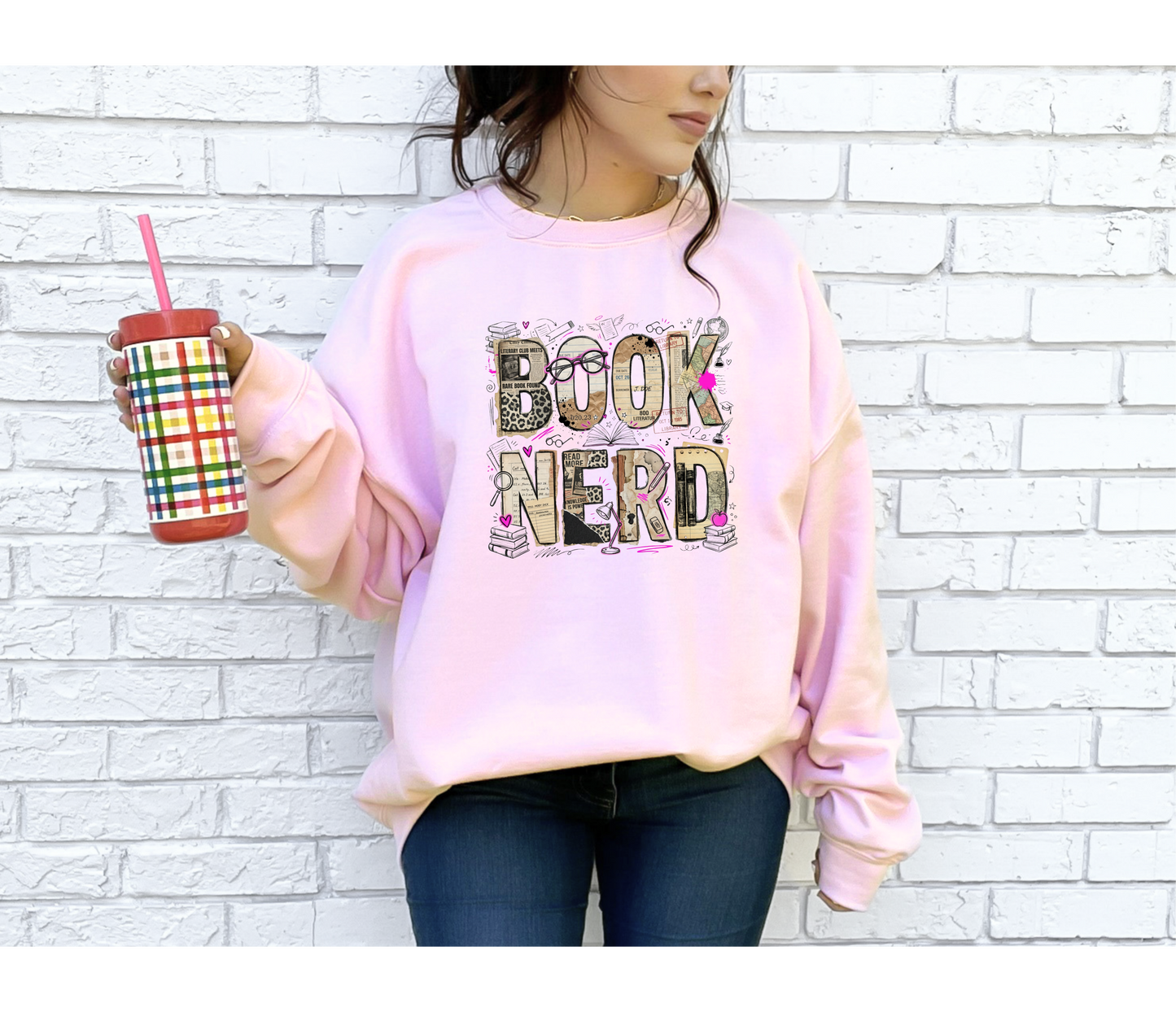Book Nerd Crewneck Sweatshirt