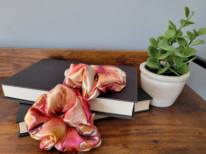 Autumn Glow Satin Scrunchie