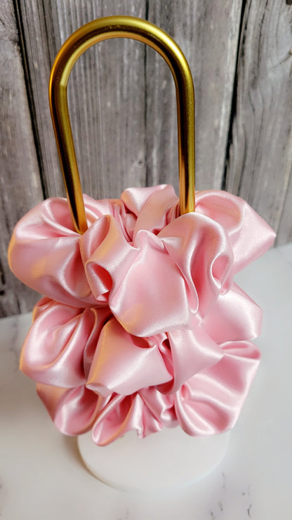 Solid Satin Scrunchies - 7 Fun colors!