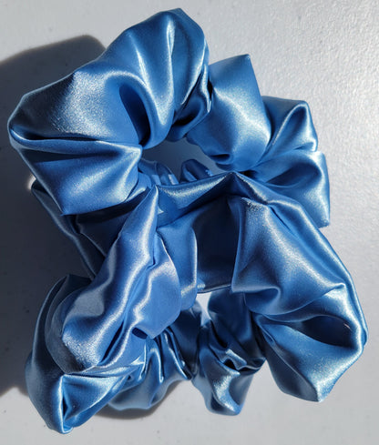 Solid Satin Scrunchies - 7 Fun colors!