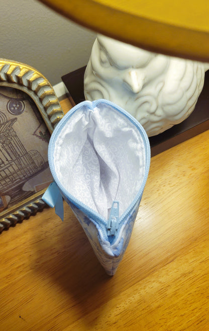 Blue Floral Mini Wallet