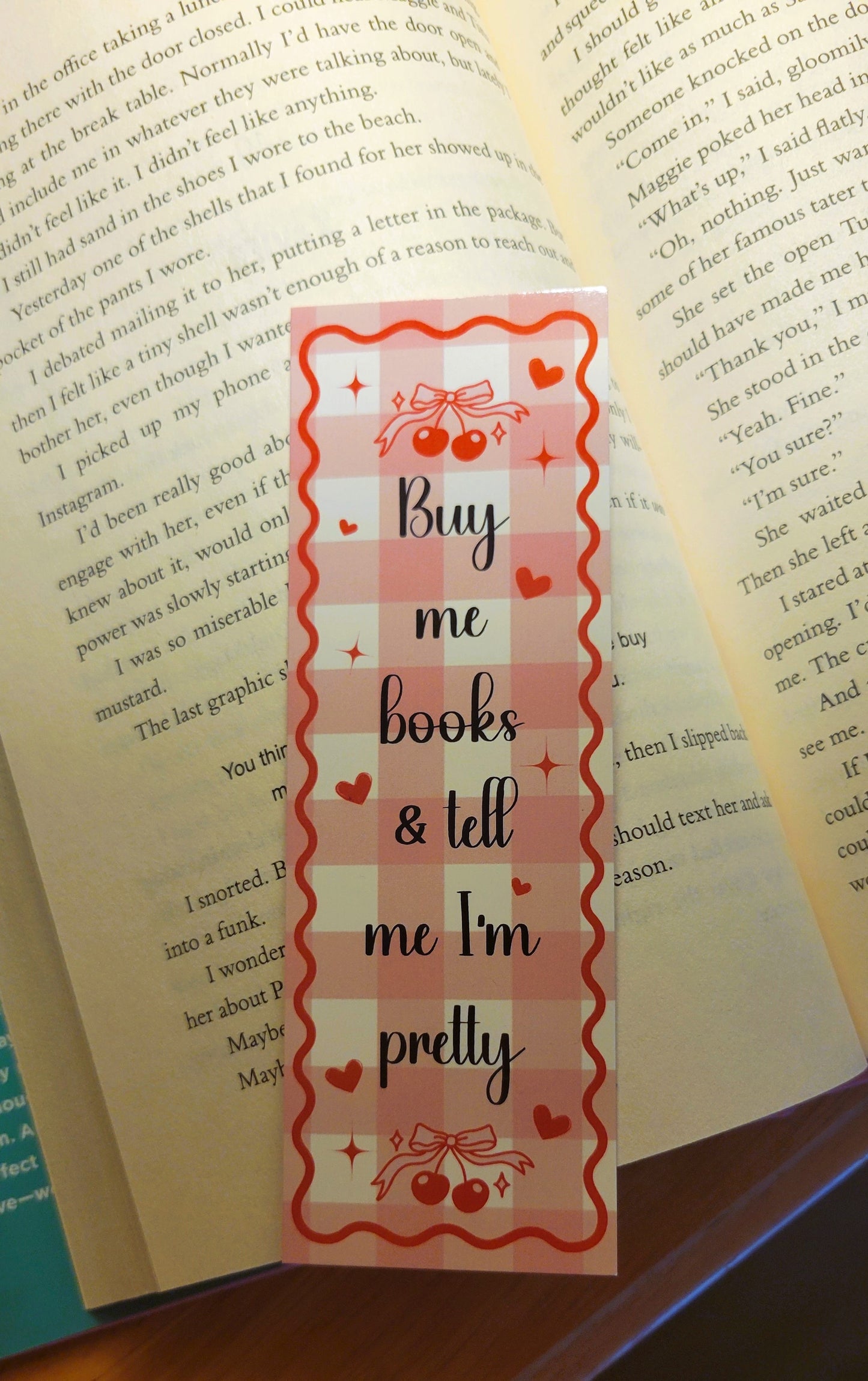 Buy Me Books and Tell Me I'm Pretty Bookmark