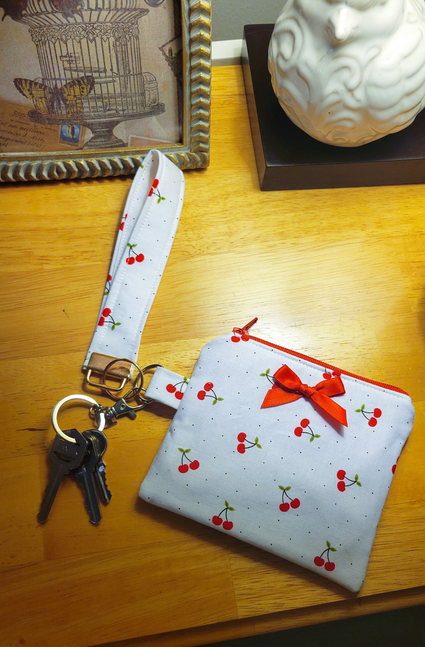 Cherry Picked - Wristlet Keychain