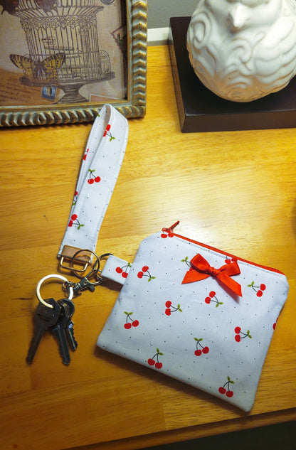 Cherry Picked - Wristlet Keychain