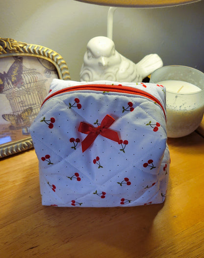 Cherry Picked Makeup Bag