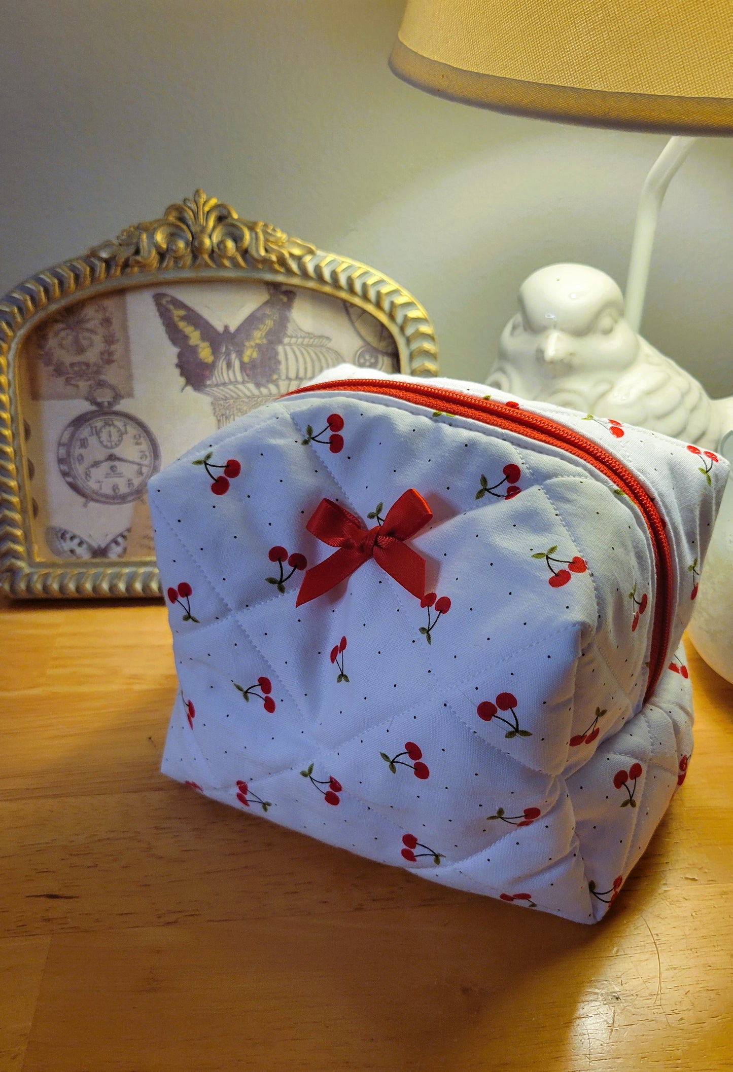 Cherry Picked Makeup Bag