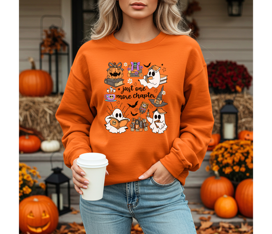 Just One More Chapter Halloween Edition Sweatshirt