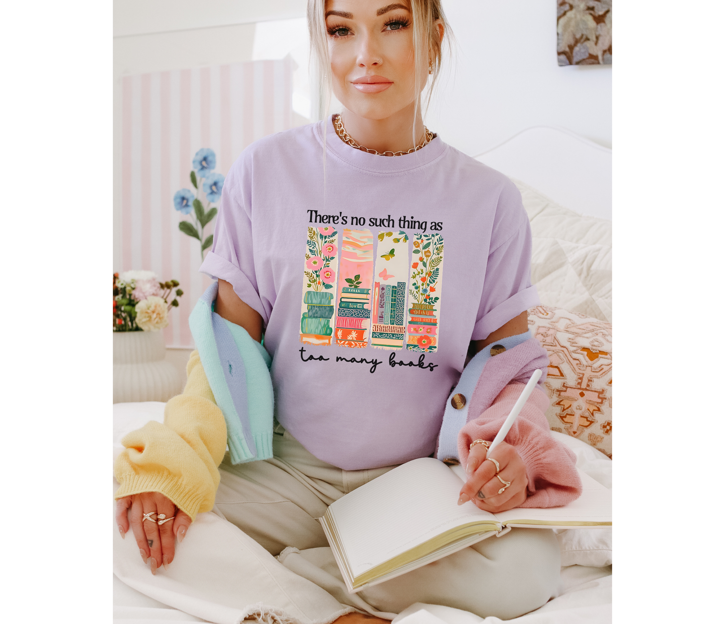 No Such Thing as Too Many Books T-Shirt