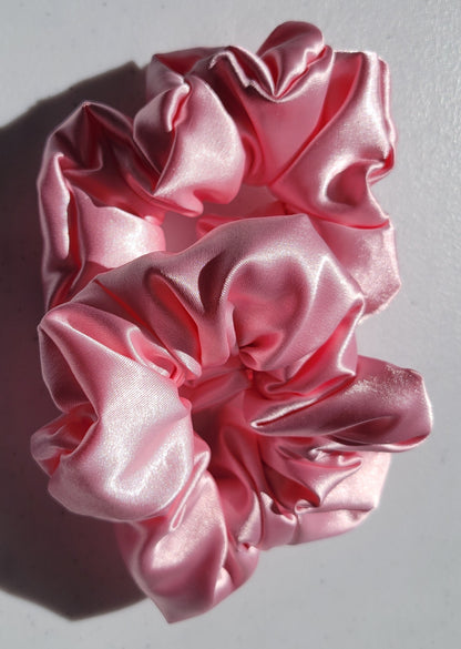 Solid Satin Scrunchies - 7 Fun colors!