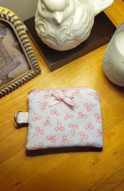 Pink Bows Mini Wallet
