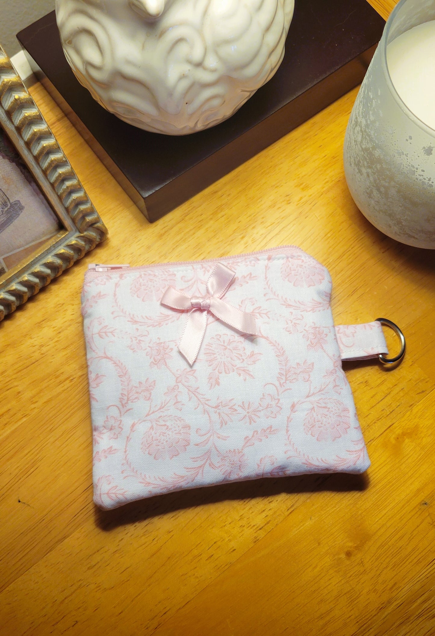 Pink Floral Mini Wallet