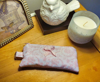 Pink Floral Pencil Case