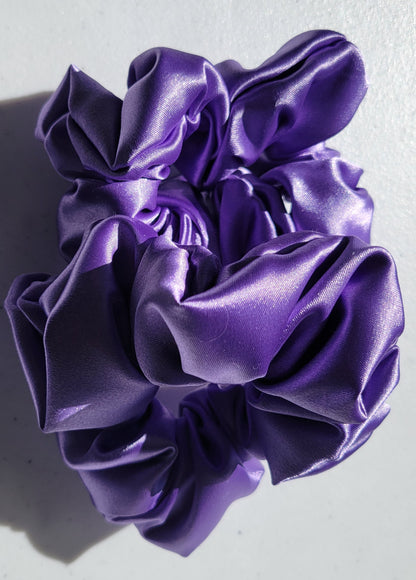 Solid Satin Scrunchies - 7 Fun colors!