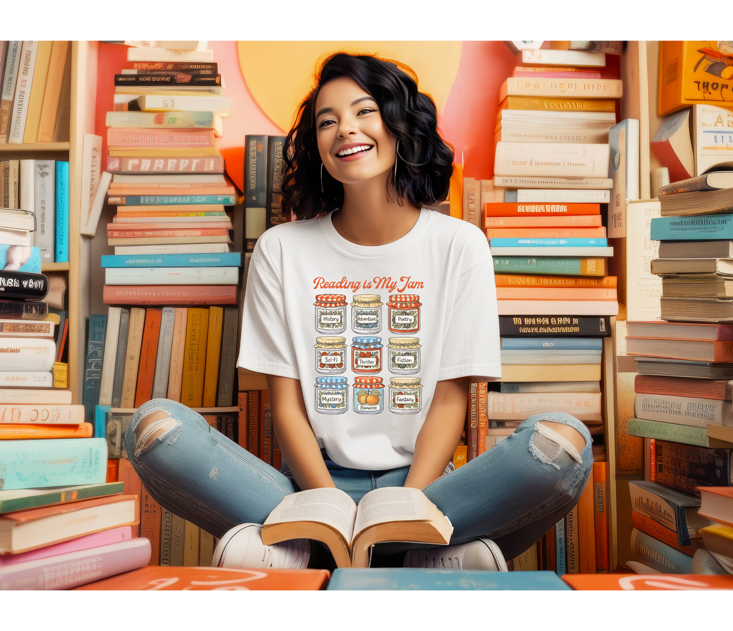 Reading is My Jam T-Shirt