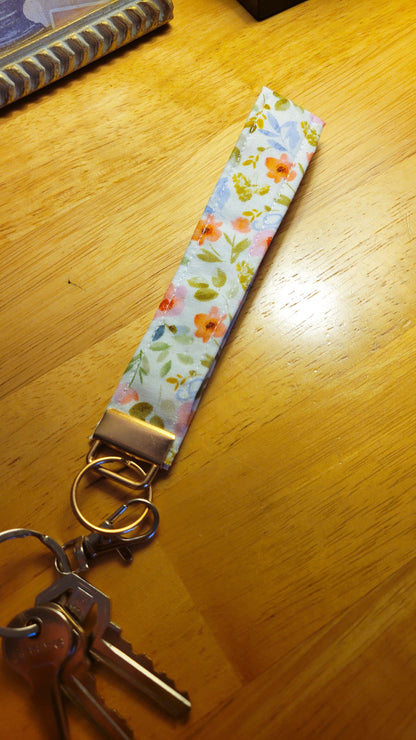 Spring Garden - Wristlet Keychain