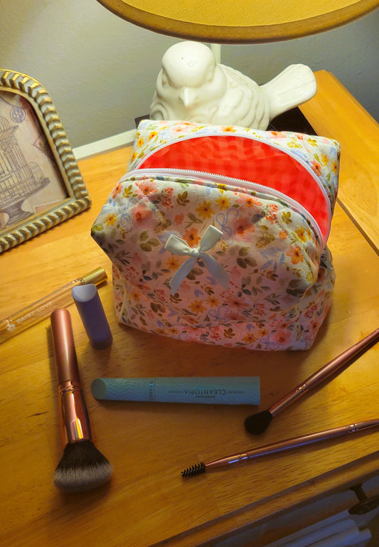 Spring Garden - Makeup Bag