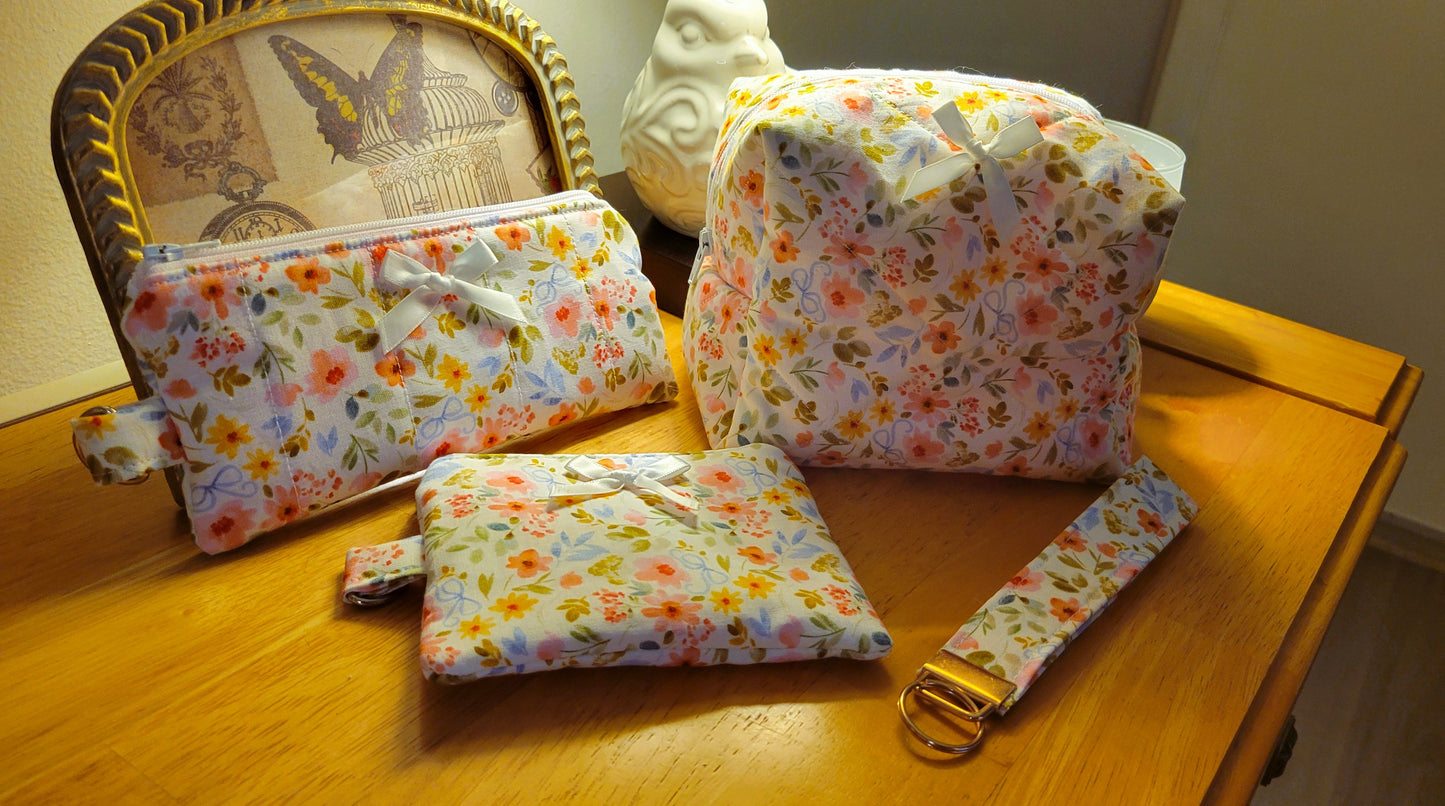 Spring Garden - Wristlet Keychain