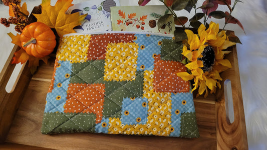 Harvest Patchwork Book Sleeve